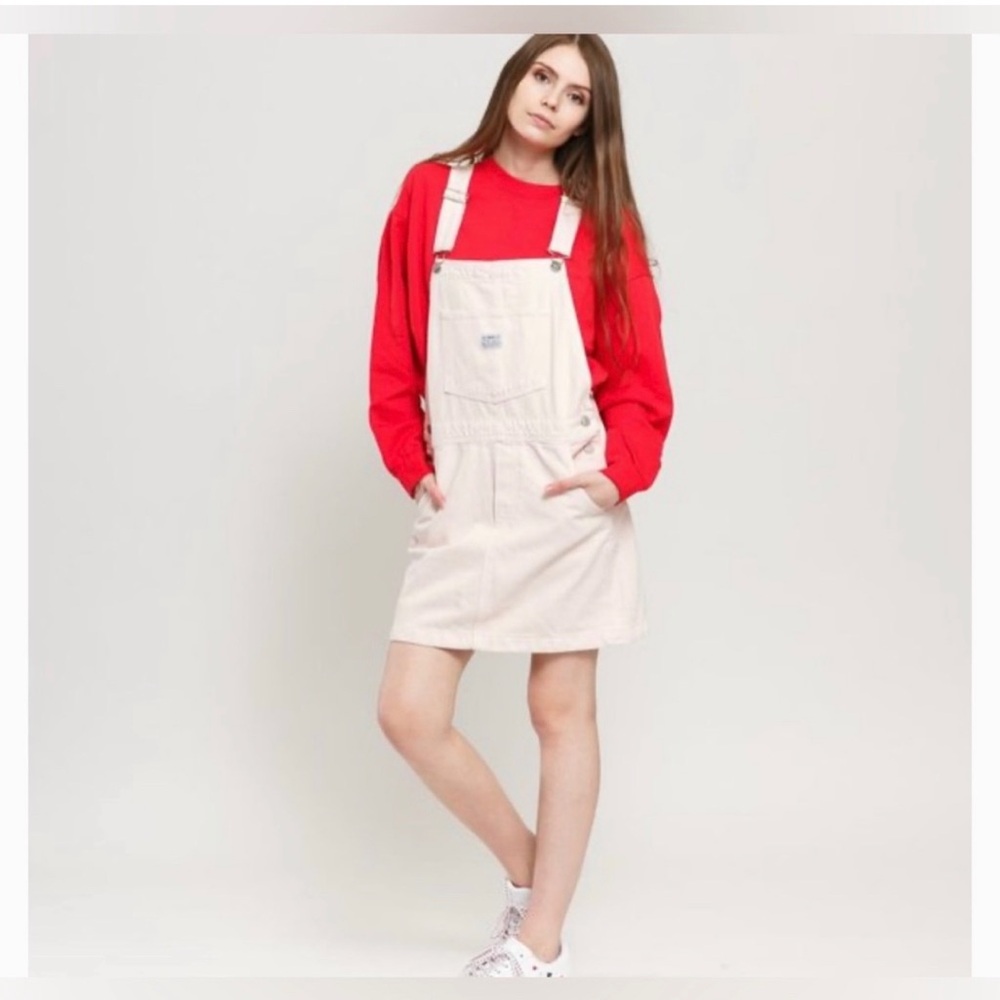 Levi’s Light Pink Nora Shirtalls, Size XL